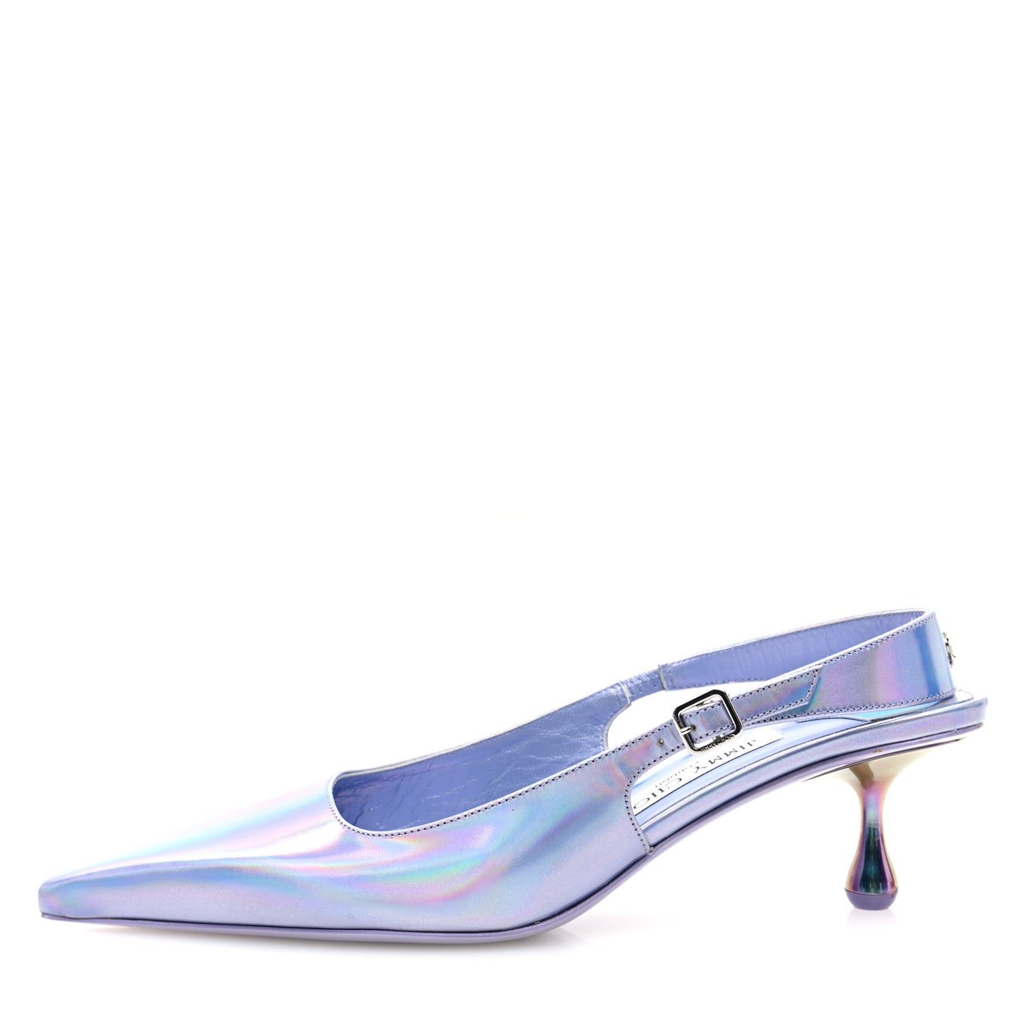 Metallic Patent Amel 50 Slingback Pumps 37 Purple