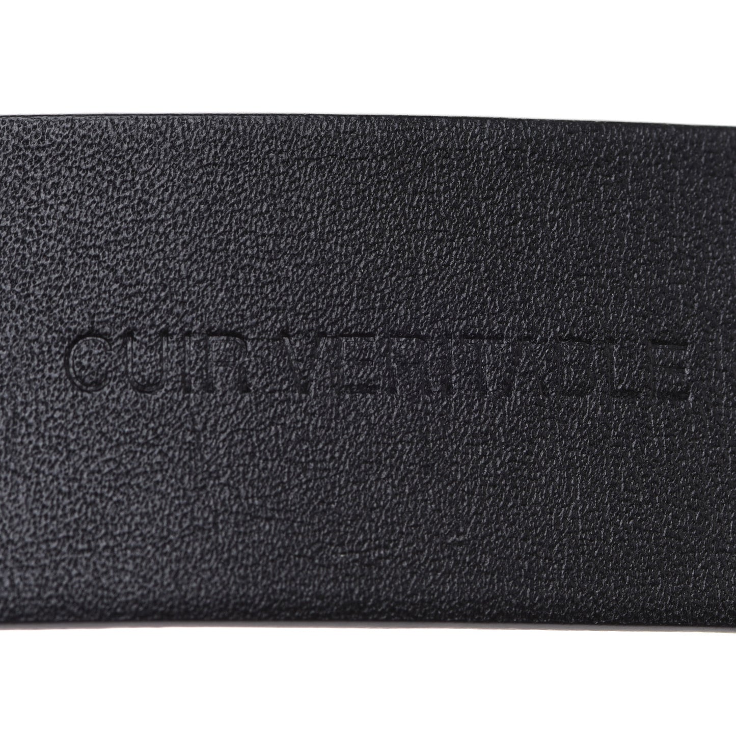Calfskin Paris Button CC Belt 80 32 Black