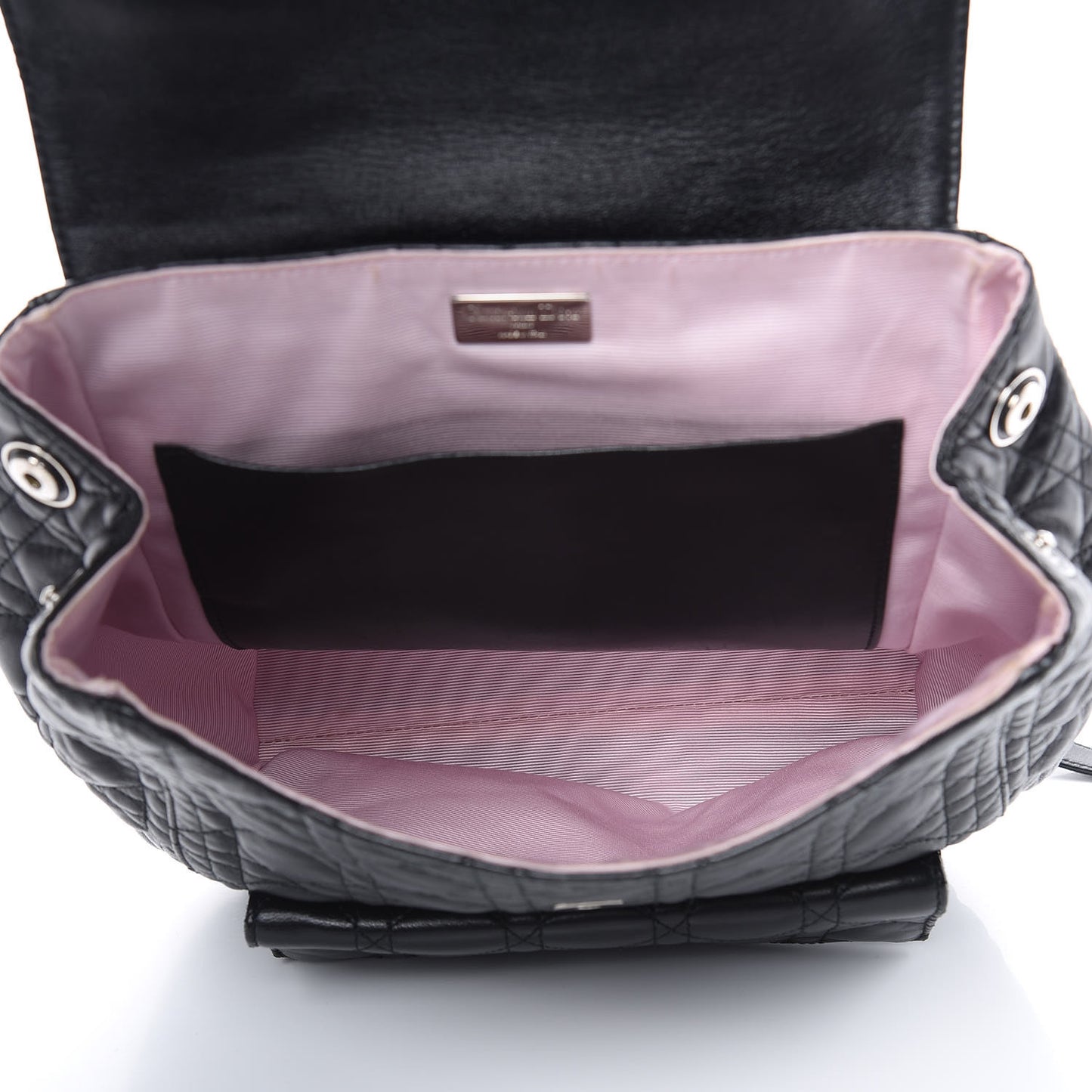 Lambskin Cannage Large Stardust Backpack Black