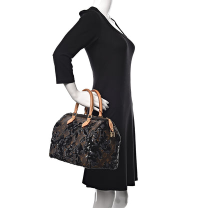 Louis Vuitton Monogram Fleur De Jais Sequins Speedy 30 2 of 10