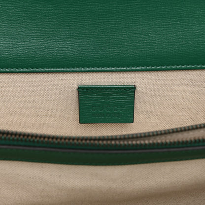 Gucci Azalea Calfskin Enamel Small Dionysus Shoulder Bag New Shamarock Emerald Off White 6 of 11