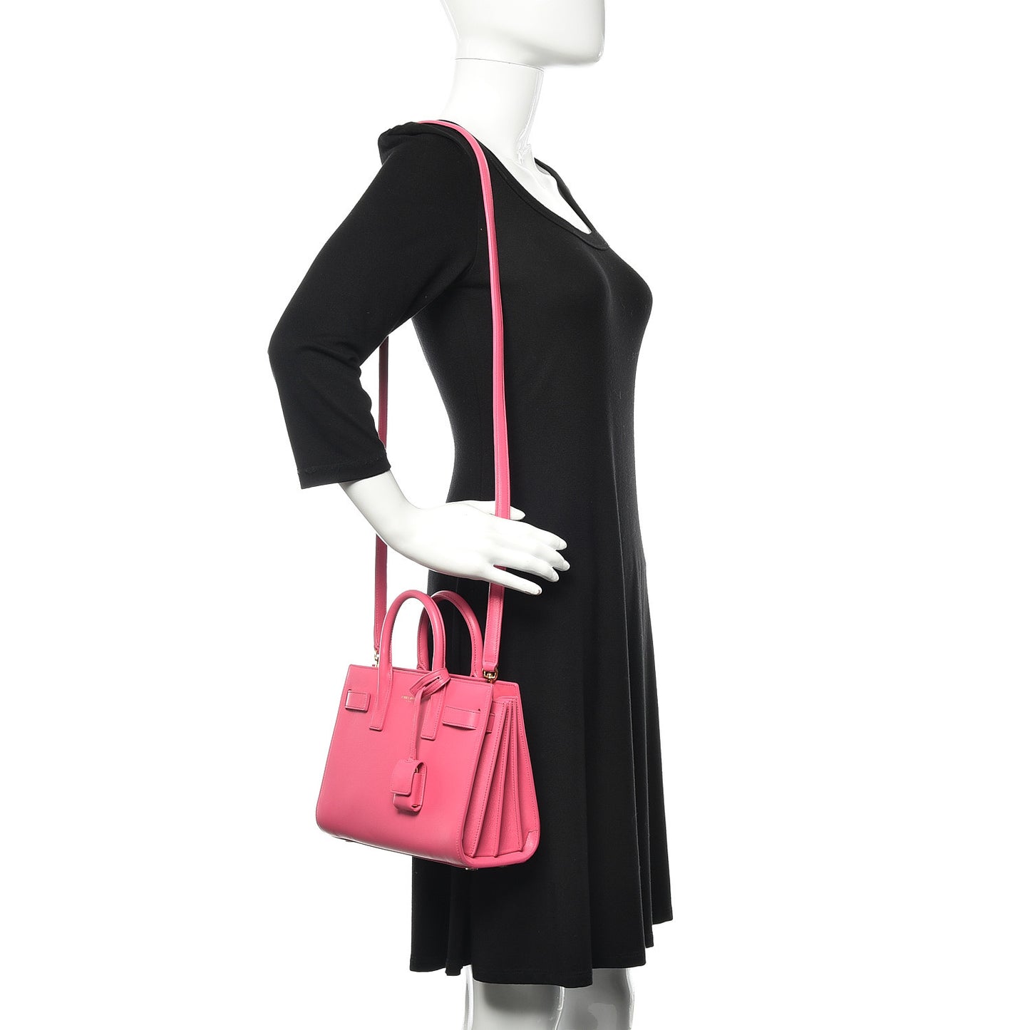 Calfskin Nano Sac De Jour Rose Clair