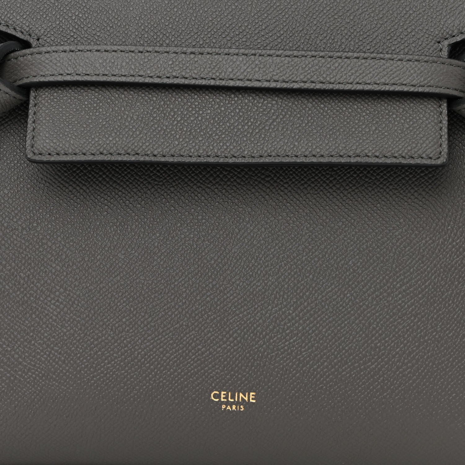 Celine Grained Calfskin Micro Belt Bag Grey 8 of 10