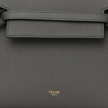 Celine Grained Calfskin Micro Belt Bag Grey 8 of 10