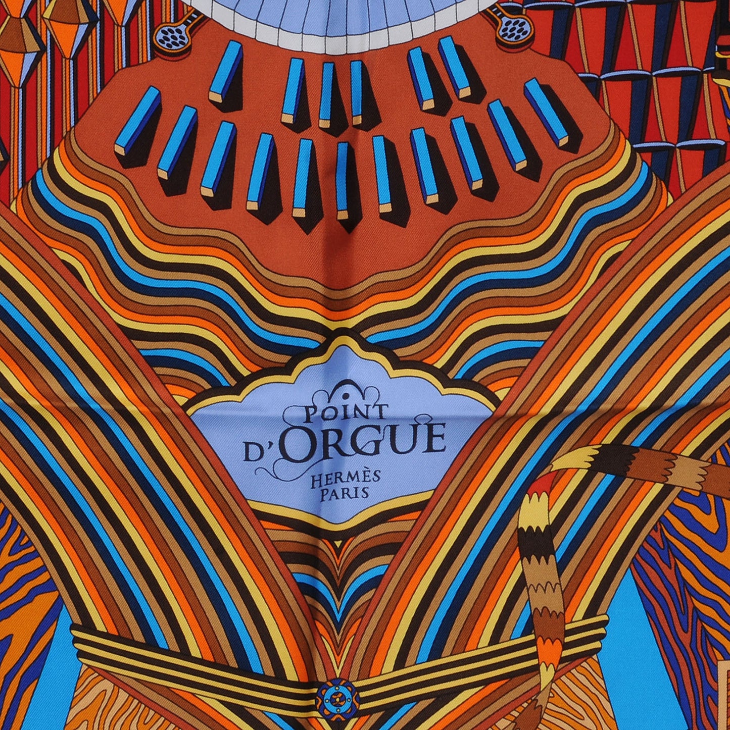 Silk Point D Orgue Scarf 90