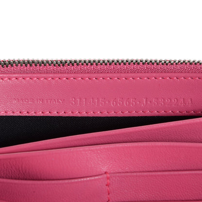 Balenciaga Calfskin Papier Platre Money Wallet Framboise 7 of 20