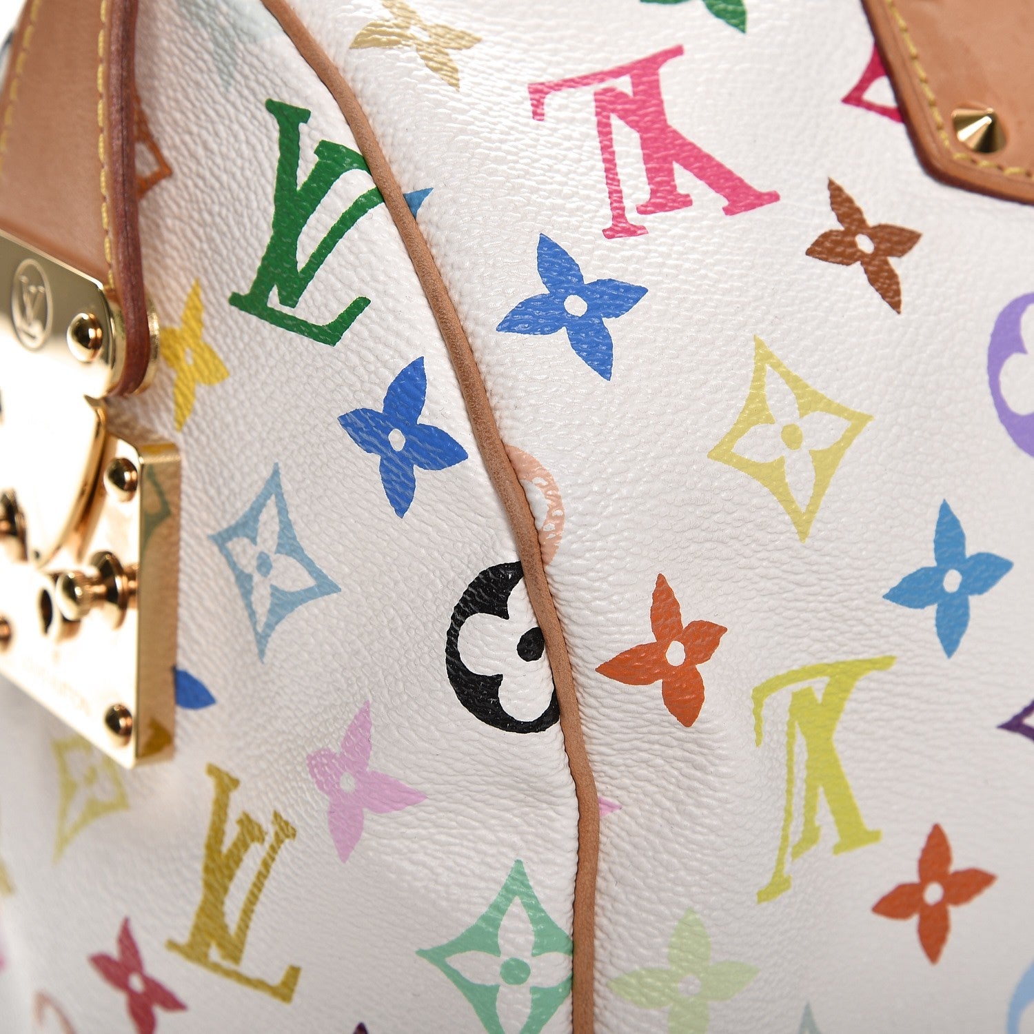 Louis Vuitton Monogram Multicolor Speedy 30 White 8 of 13