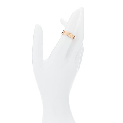 Cartier 18K Pink Gold 5.5mm LOVE Ring 51 5.75 2 of 5