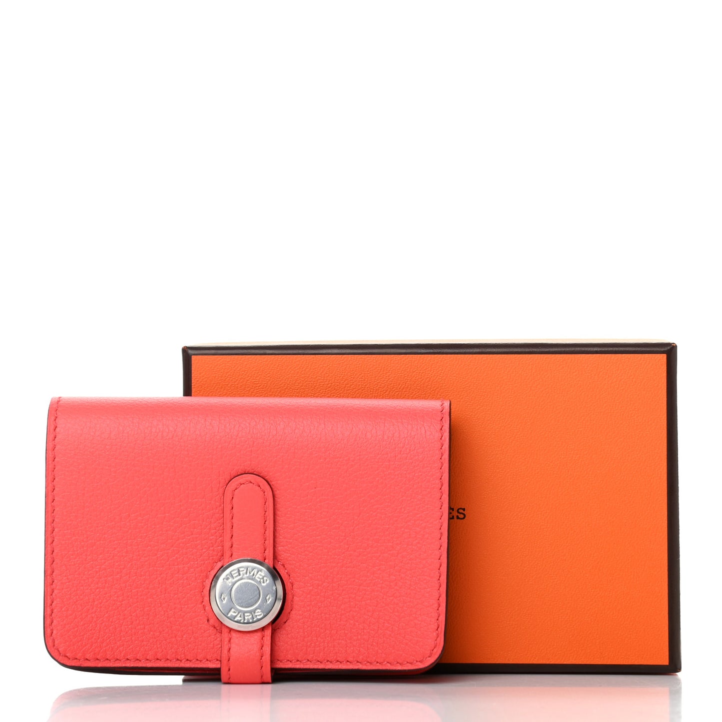 Togo Dogon Card Case Rose Texas