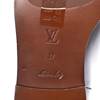 Louis Vuitton Heritage Flat High Boots 37 Black 6 of 9