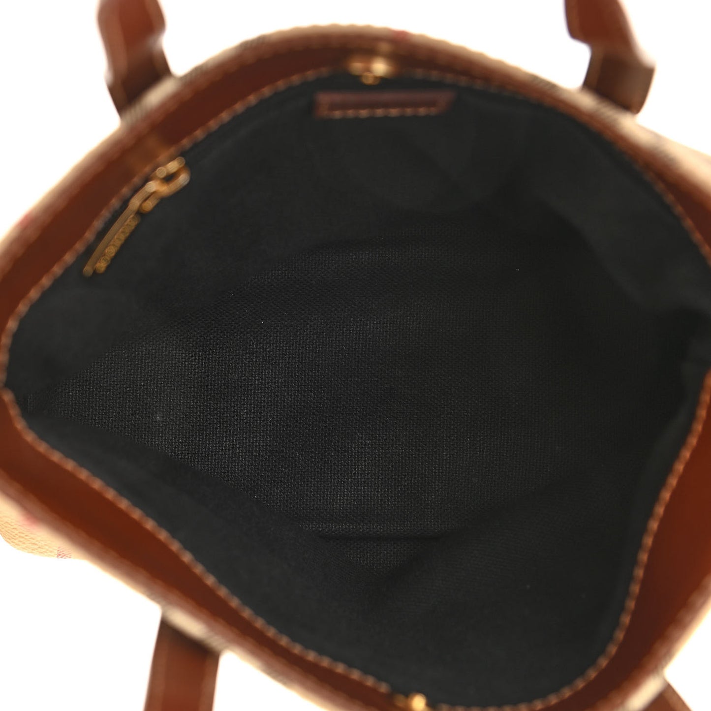 Haymarket Check Small Tote Brown