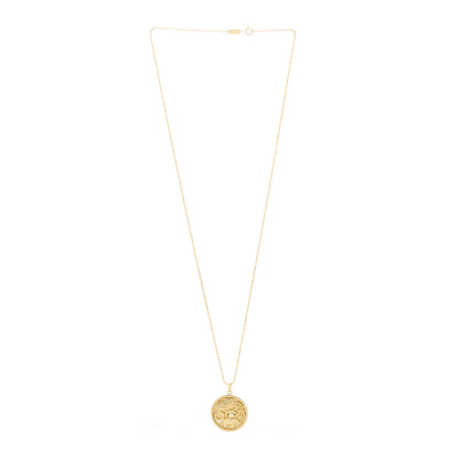 Jennifer Meyer 18K Yellow Gold Diamond Good Luck Pendant Necklace 2 of 5