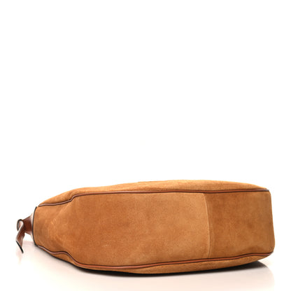 Celine Suede Calfskin Large Triomphe Heloise Shoulder Bag Tobacco 5 of 13