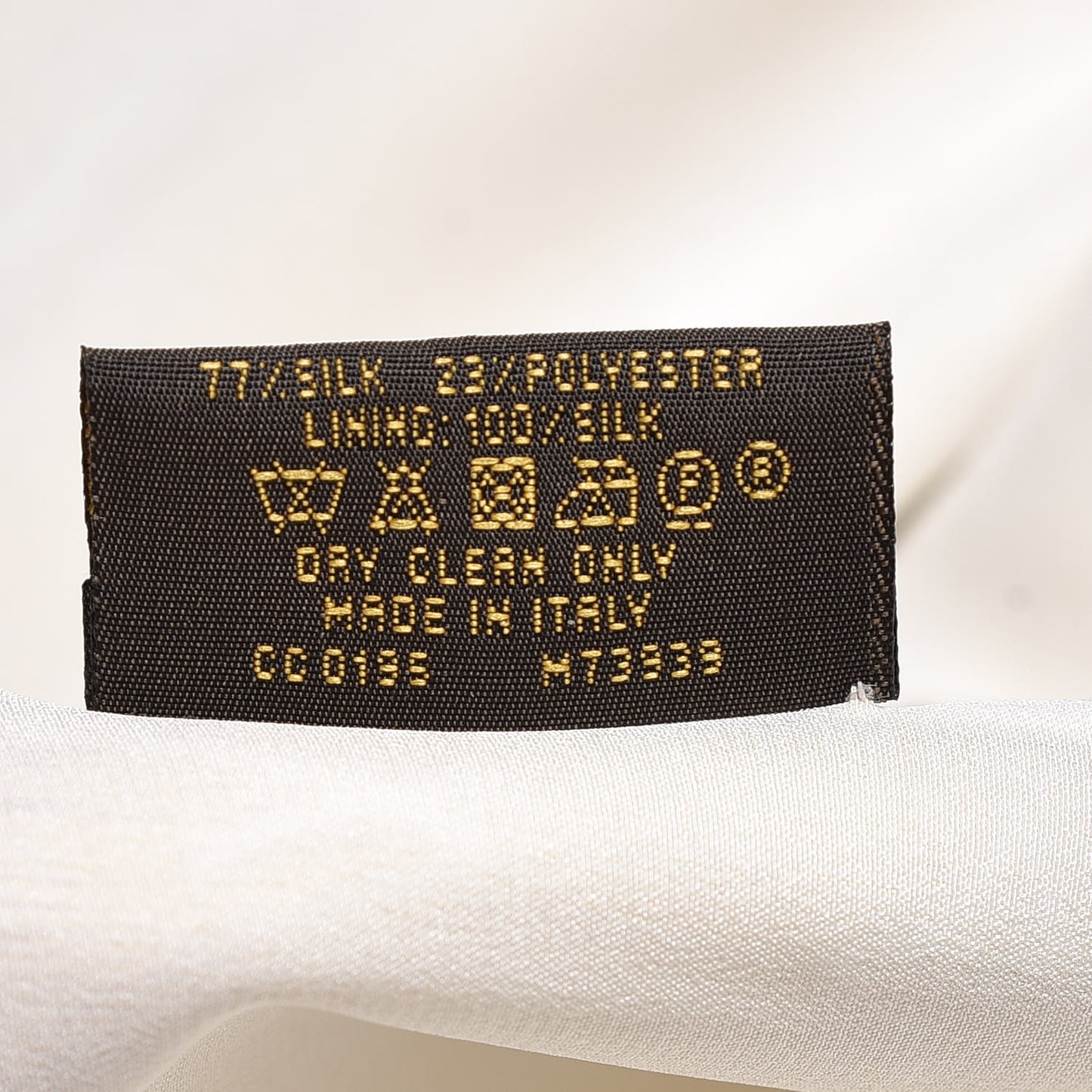 Silk Monogram So Glitter Stole White