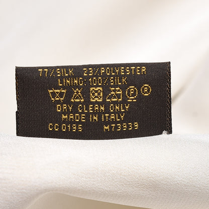 Louis Vuitton Silk Monogram So Glitter Stole White 5 of 5