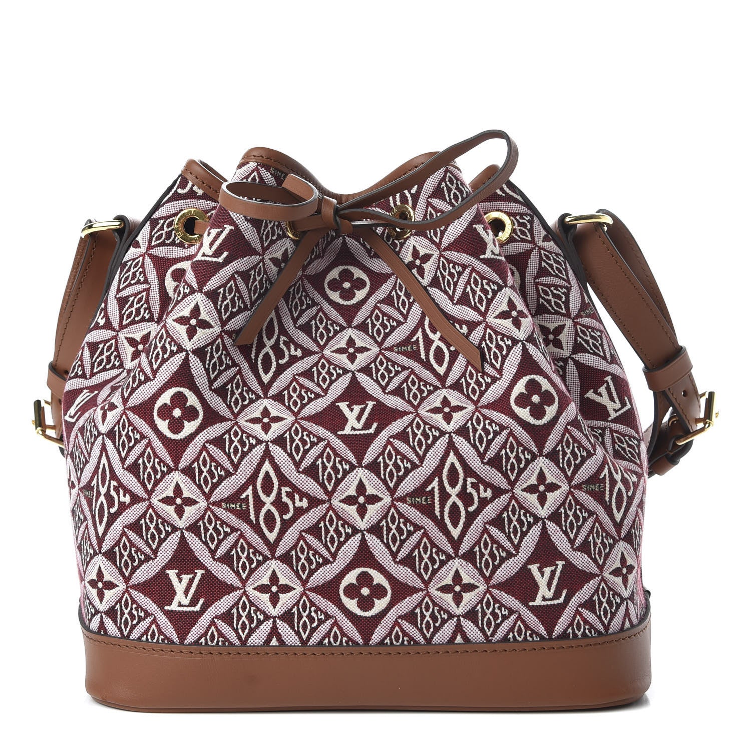 Louis Vuitton Jacquard Since 1854 Petit Noe Bordeaux 1 of 9