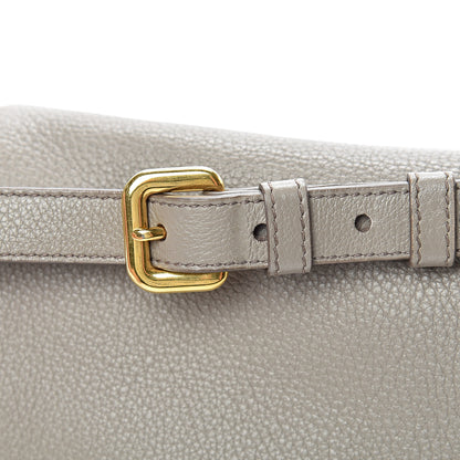 Prada Vitello Daino Crossbody Flap Grey 14 of 14