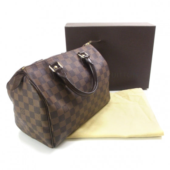 Louis Vuitton Damier Ebene Speedy 25 3 of 12