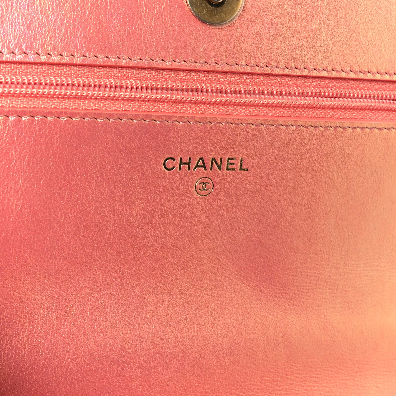 Chanel Iridescent Calfskin Quilted Chanel 19 Wallet On Chain WOC