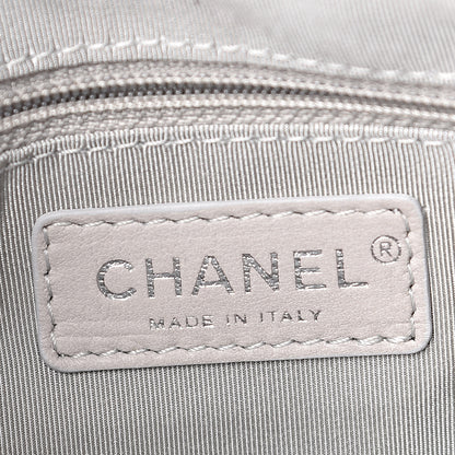 Chanel Calfskin On the Bund Pochette Dark Navy Blue 6 of 10