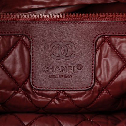 Chanel Nylon Quilted Coco Cocoon Reversible Tote Black 6 of 11
