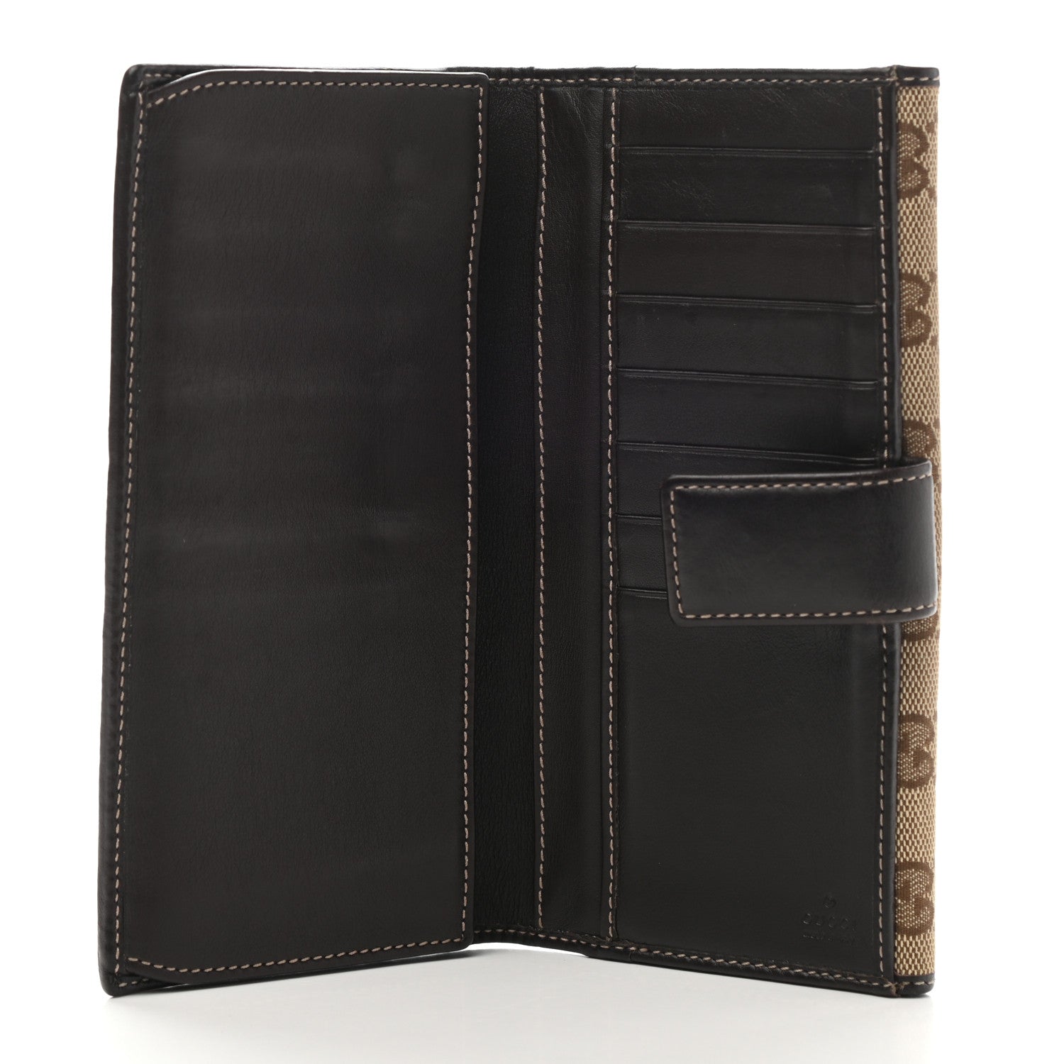 Gucci Monogram Guccioli Brando Chihuahua Continental Wallet Dark Brown 5 of 10