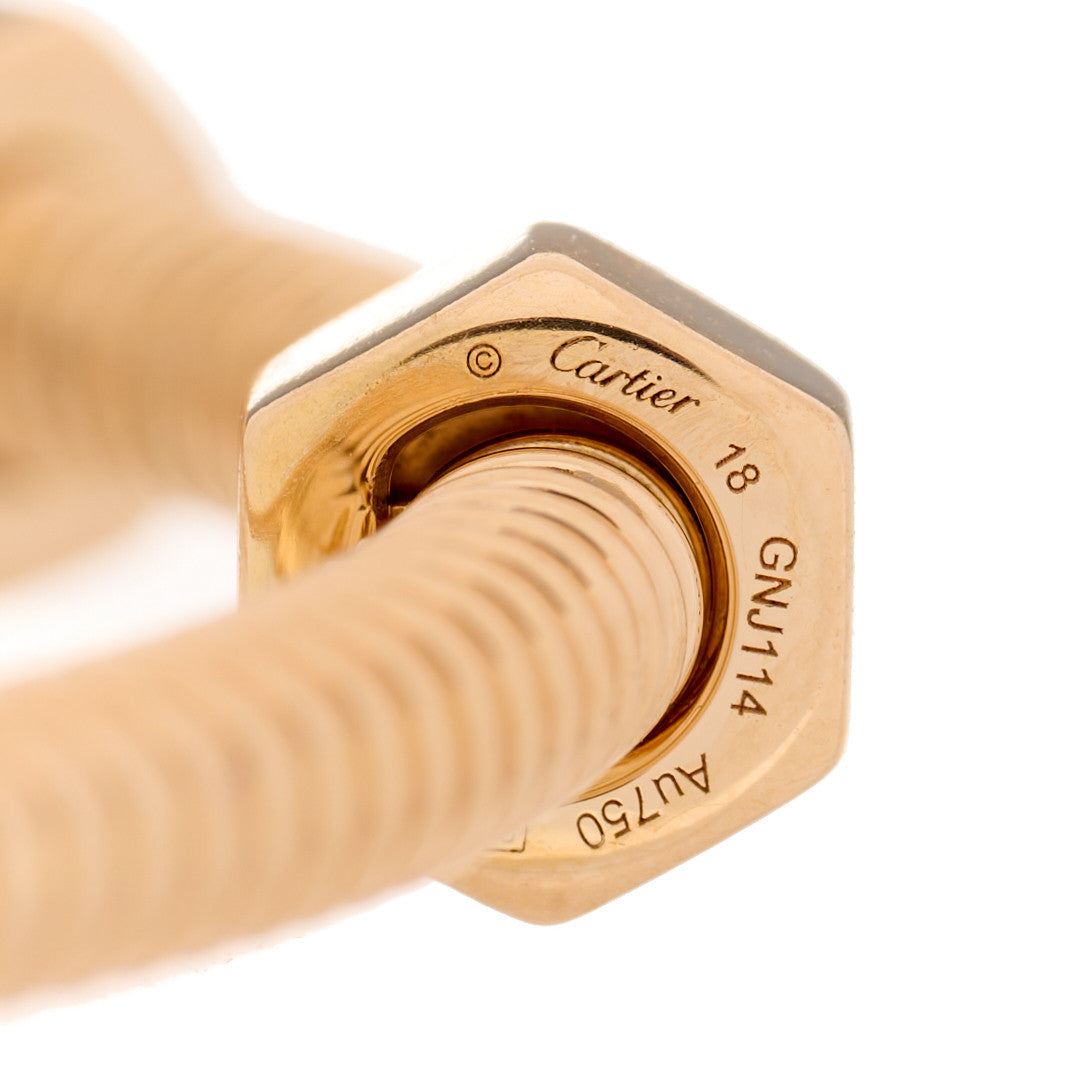 18K Pink Gold Ecrou de Cartier Bracelet 18
