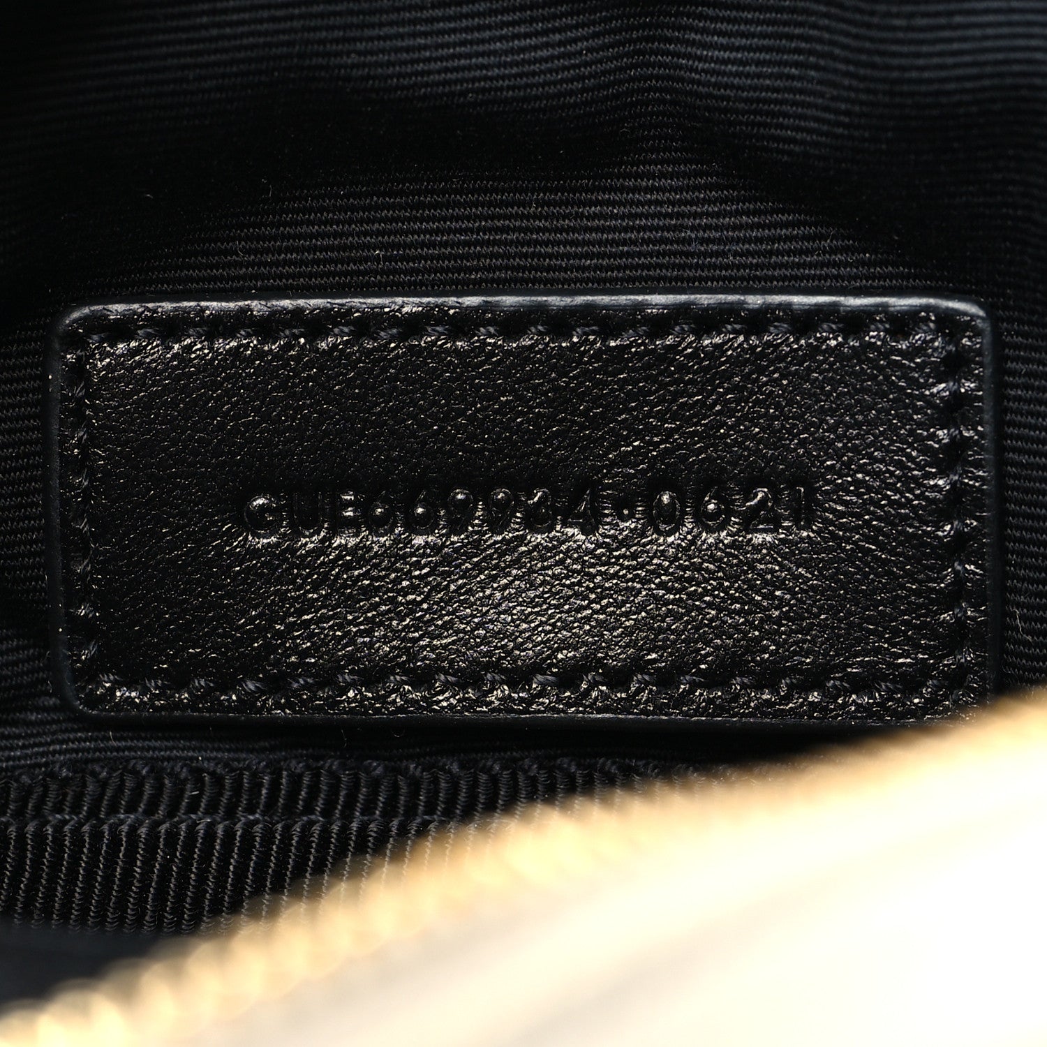Saint Laurent Lambskin Quilted Lolita Cosmetic Pouch Crema Soft 7 of 9