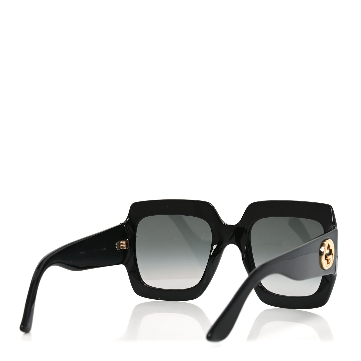 Acetate Square Frame Sunglasses GG0053S Black