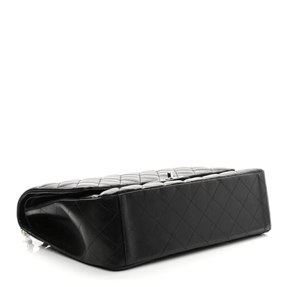 Chanel Lambskin Quilted Maxi Double Flap Black 4 of 14