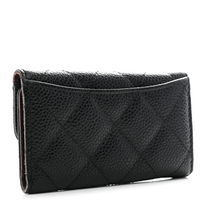 Chanel Caviar Quilted 6 Key Holder Black 3 of 9