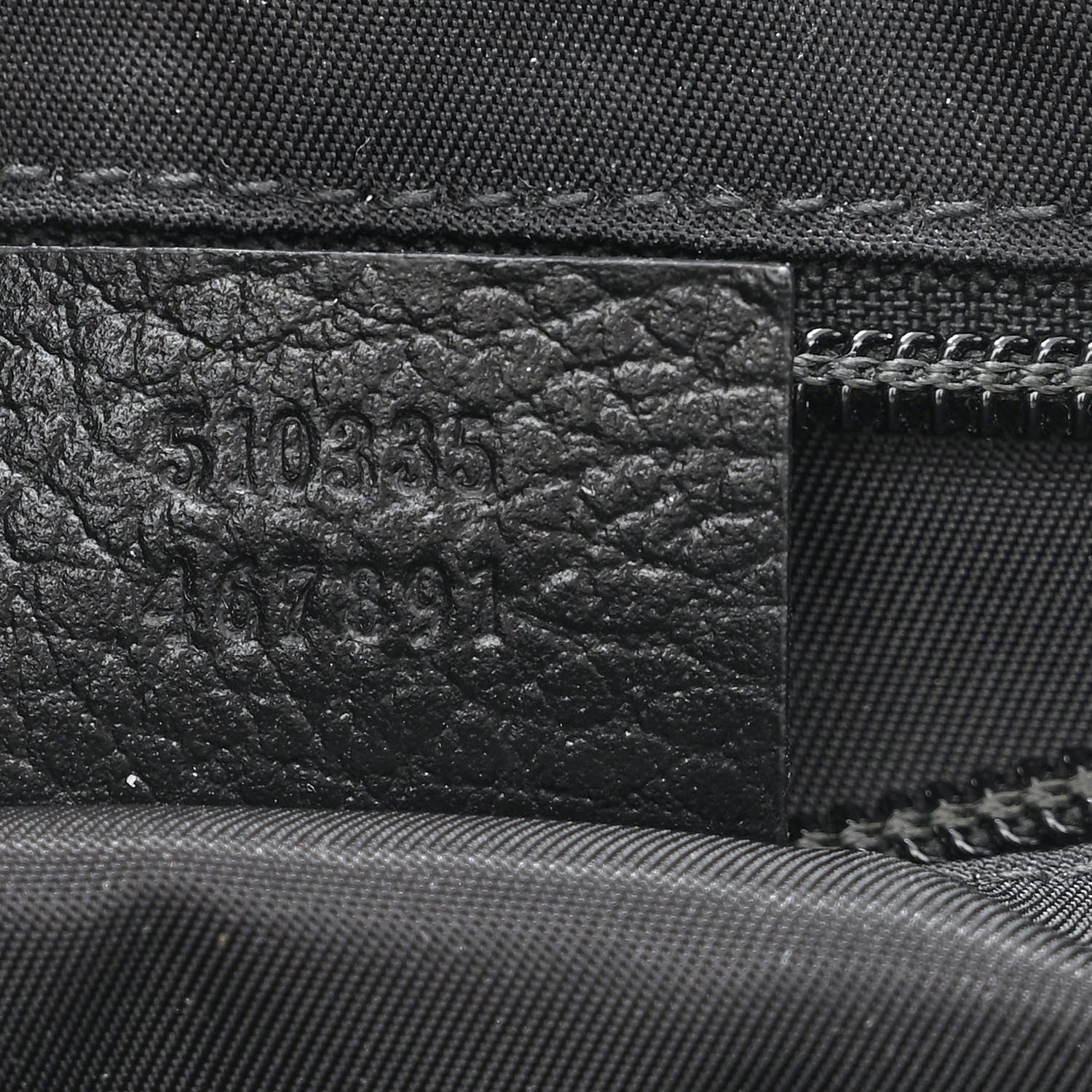 Gucci Nylon Monogram Double Buckle Flap Messenger Bag Black 9 of 14