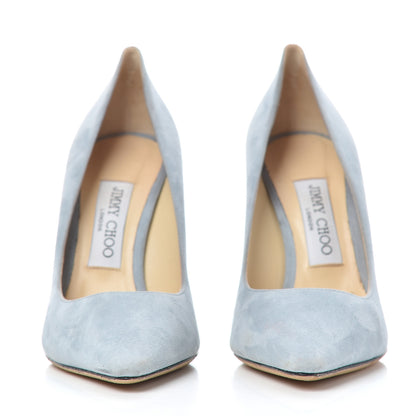 Jimmy Choo Suede Romy Pumps 36.5 Blue 2 of 17
