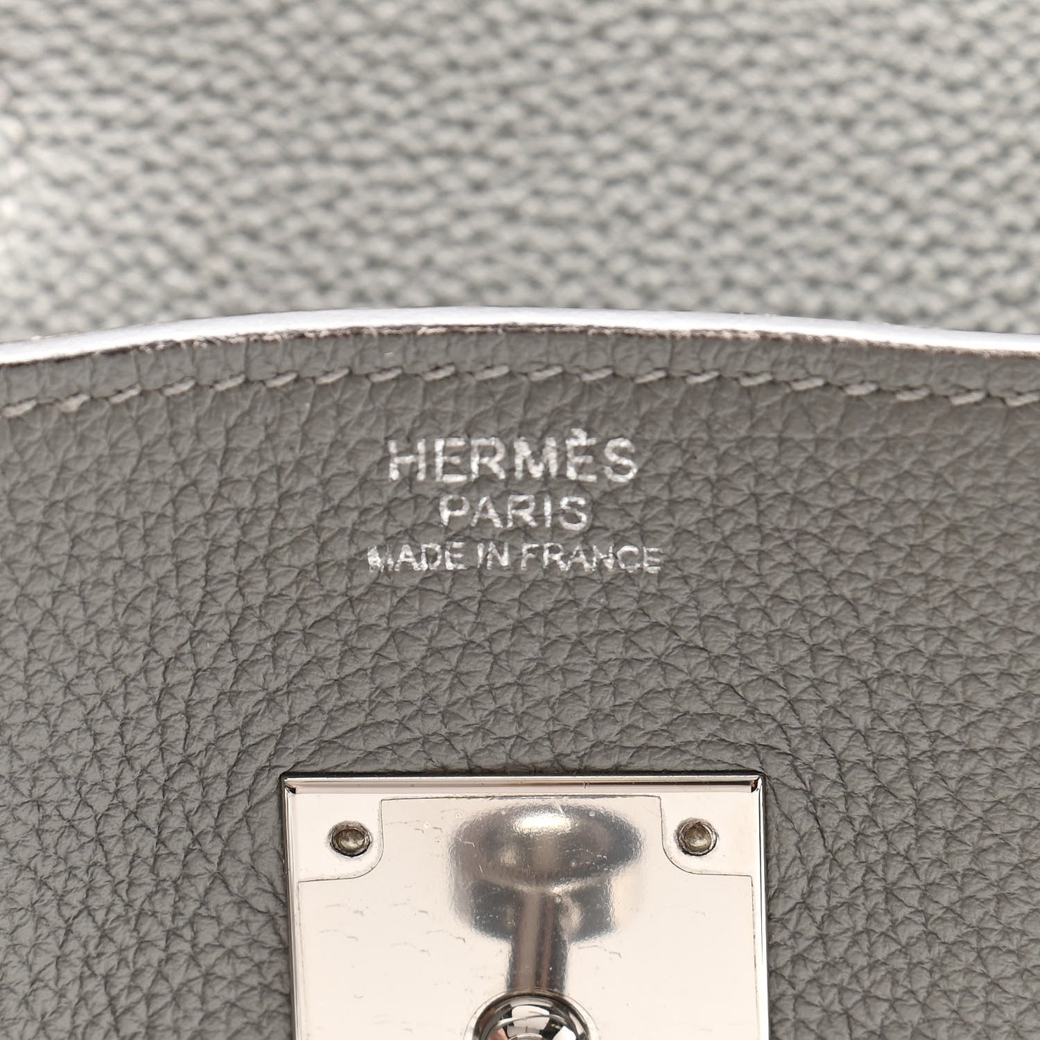 Hermes Togo Birkin 30 Gris Mouette 6 of 13