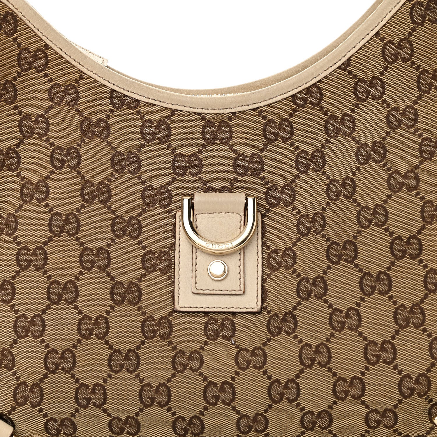 Gucci Monogram Medium Abbey D Ring Hobo Off White 8 of 15