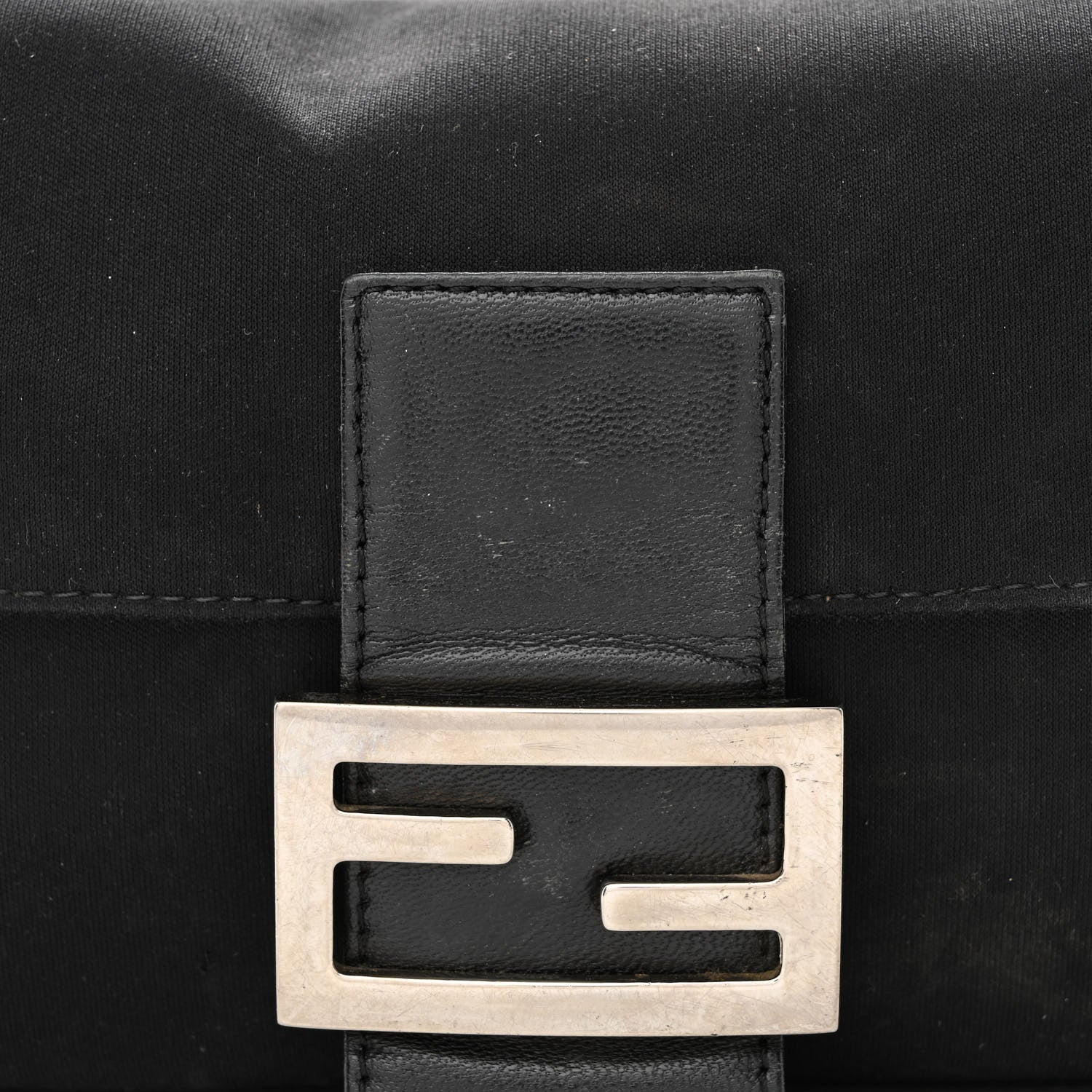 Fendi Nylon Baguette Black 8 of 12