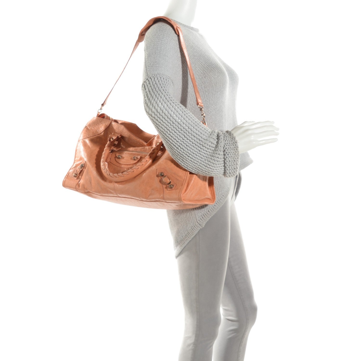 Balenciaga Agneau Giant 12 Rose Gold Hardware Part Time Rose Blush 2 of 8