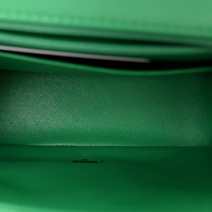Chanel Lambskin Quilted Mini Square Flap Green 5 of 10