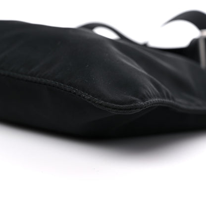 Prada Nylon Flat Messenger Bag Black 8 of 11