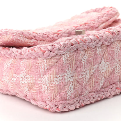 Chanel Tweed Braid Mini Reissue Square Flap Pink 7 of 8