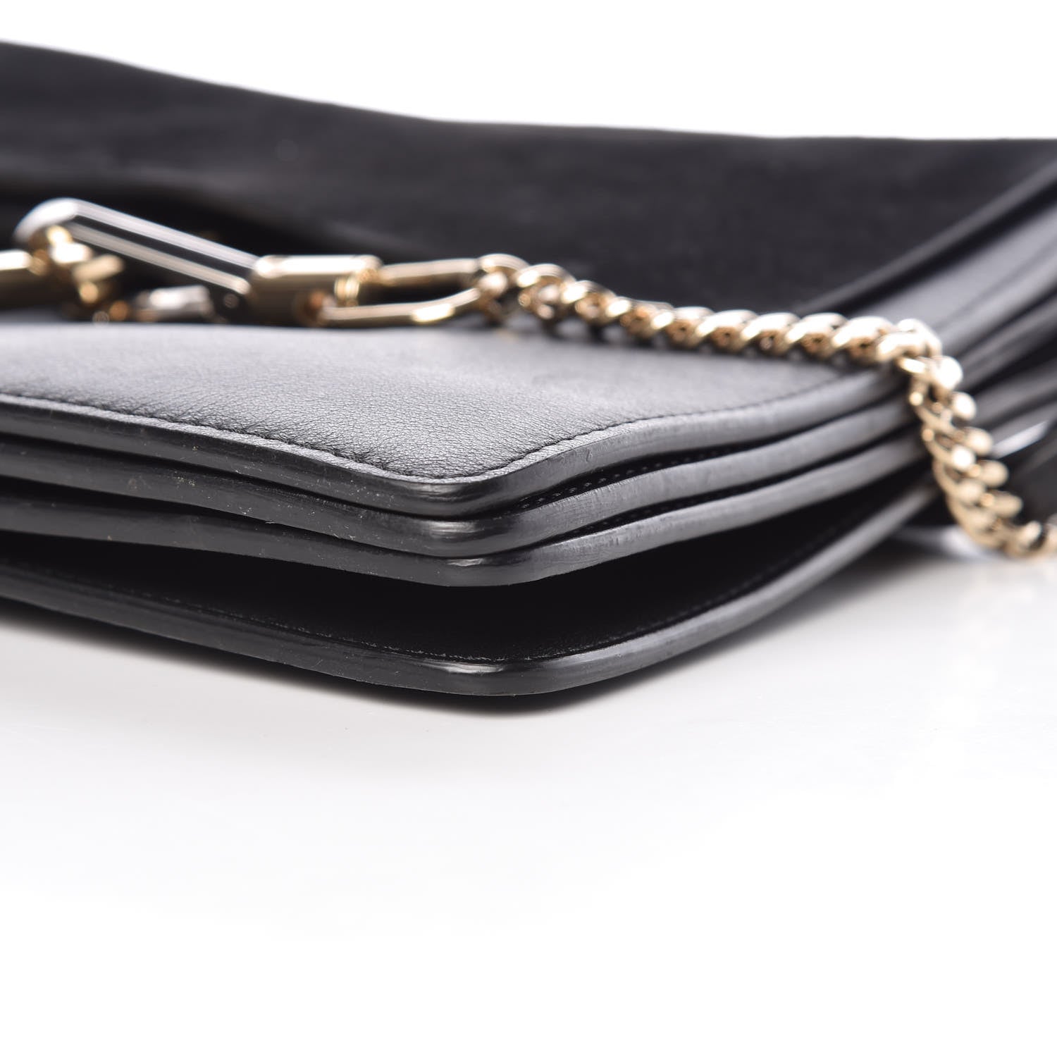 Chloe Suede Calfskin Medium Faye Shoulder Bag Black 6 of 18