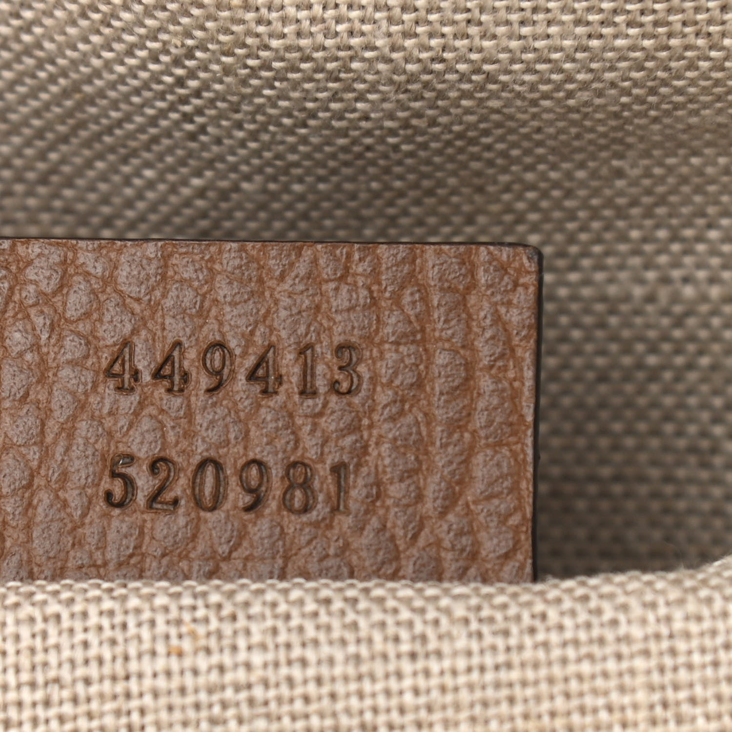 Gucci Monogram Mini Bree Messenger Bag Beige Tabacco 7 of 13