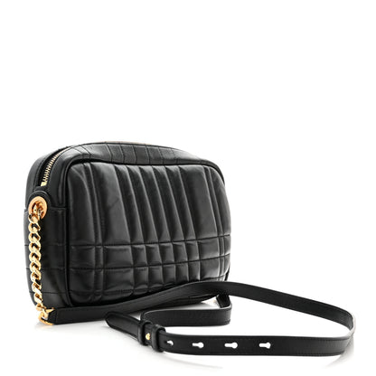 Burberry Calfskin Quilted Small Lola Camera Bag Black 3 of 10