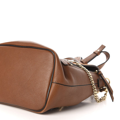 Chloe Suede Calfskin Small Faye Backpack Tobacco 8 of 9