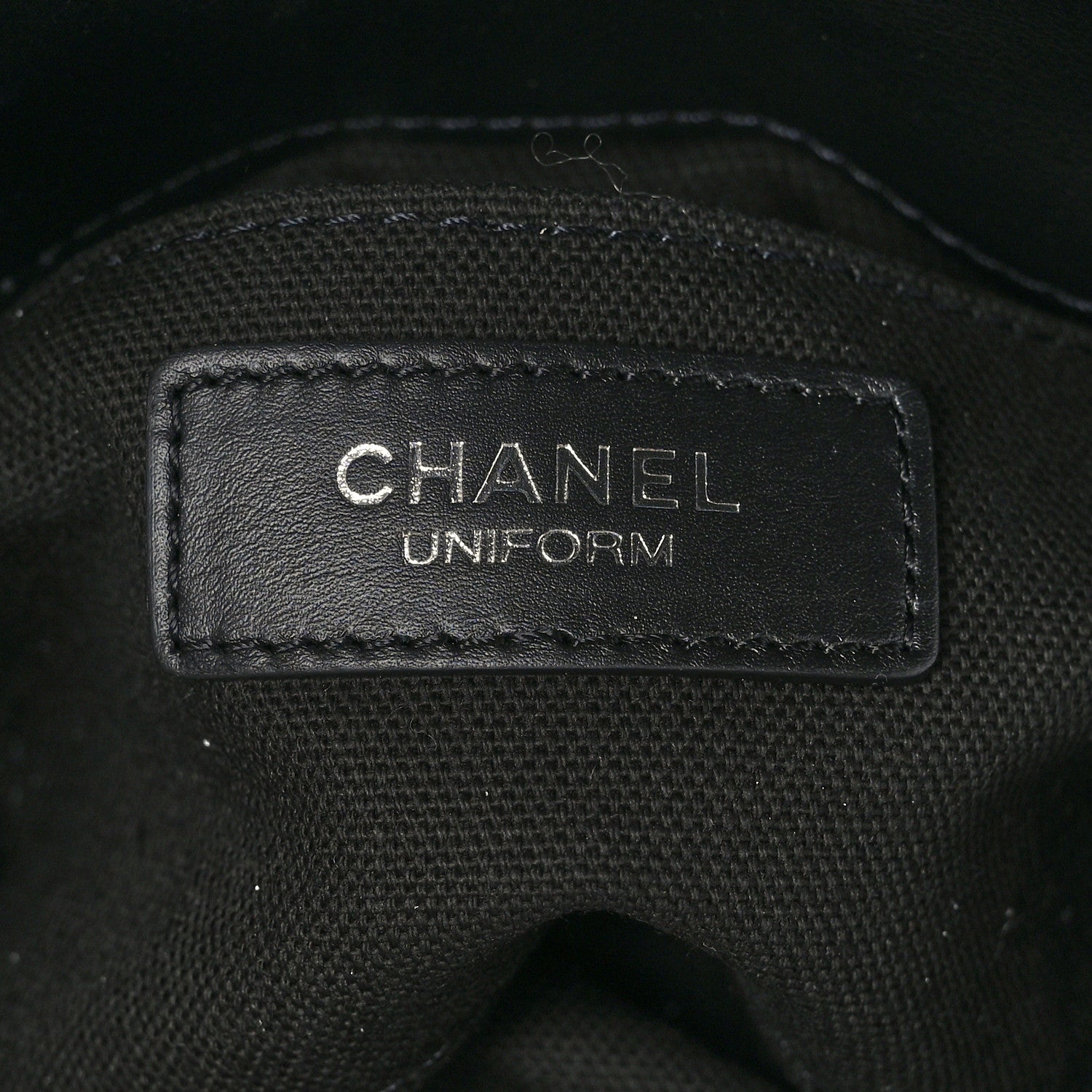 Chanel Calfskin Quilted CC Uniform Flap Belt Bag Black 5 of 8