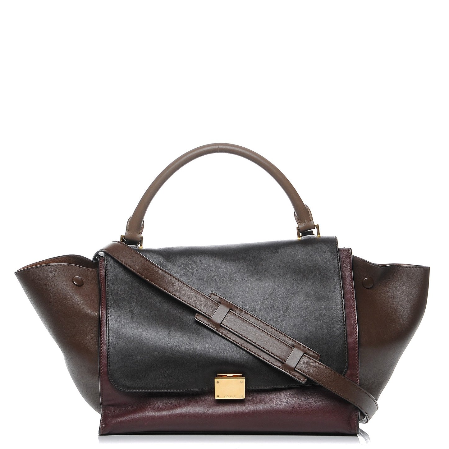 Smooth Calfskin Medium Tri-Color Trapeze