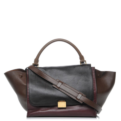 Celine Smooth Calfskin Medium Tri-Color Trapeze 1 of 9