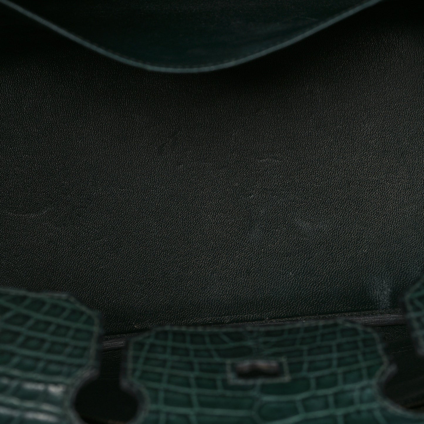 Matte Alligator Birkin 35 Vert Titien