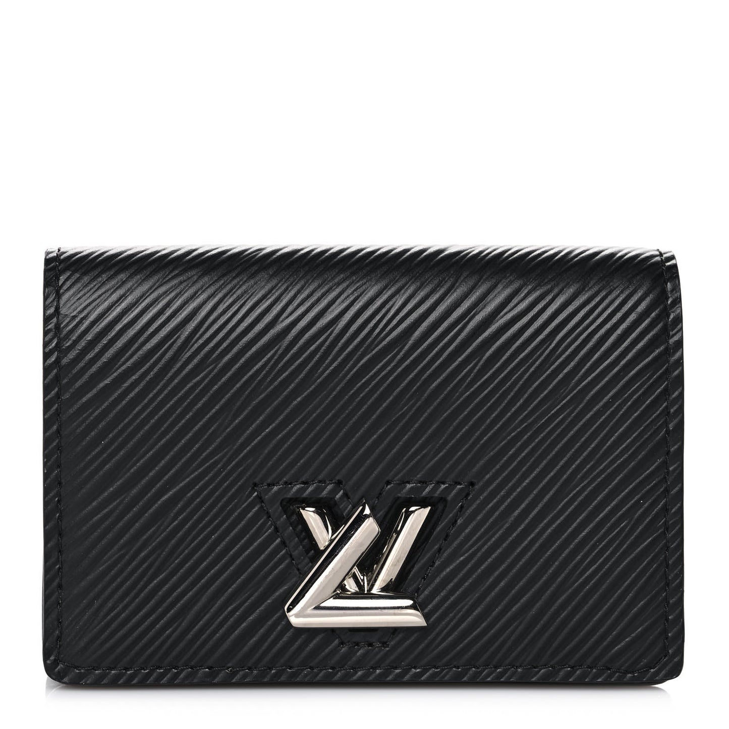 Epi Twist Compact Wallet Black