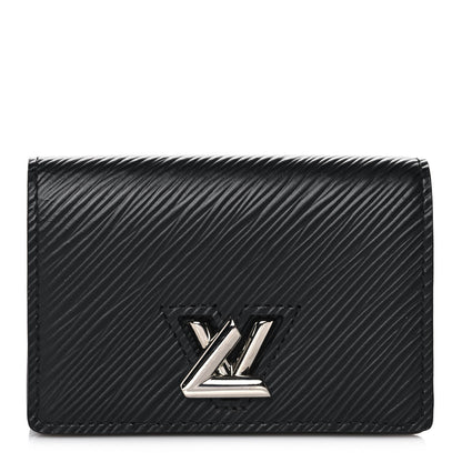 Louis Vuitton Epi Twist Compact Wallet Black 1 of 8